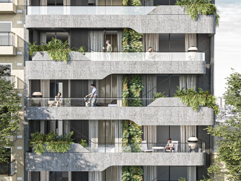 BALCONES FACHADA FRONTAL